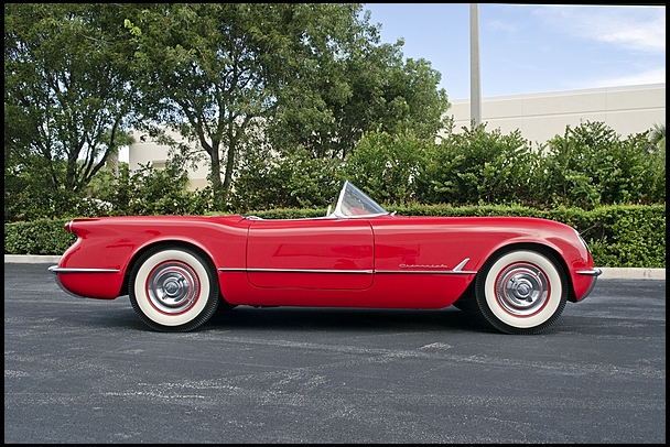 1954 RED CORVETTE