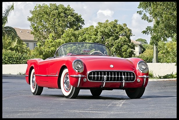 1954 RED CORVETTE