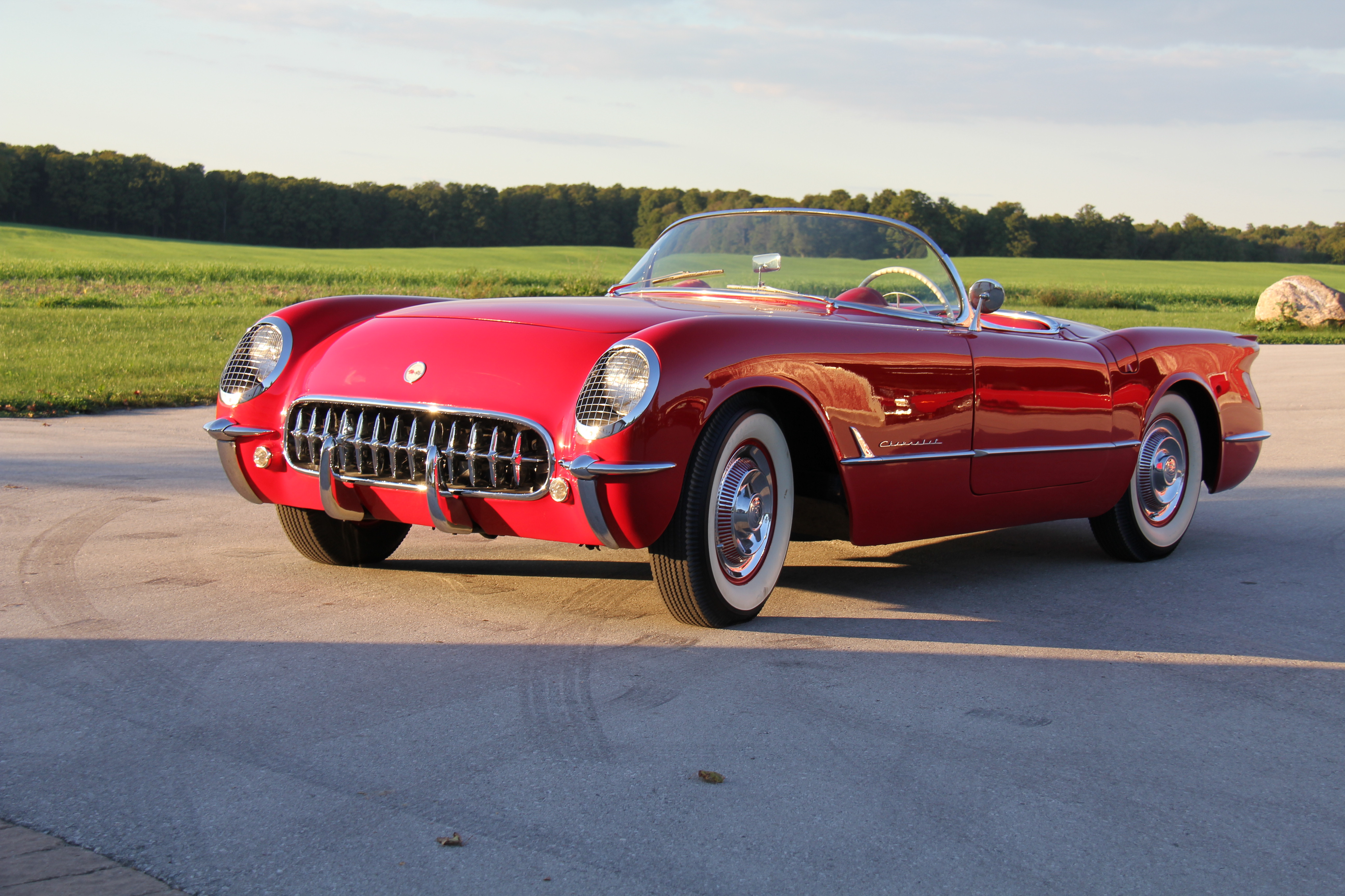 1954 RED CORVETTE